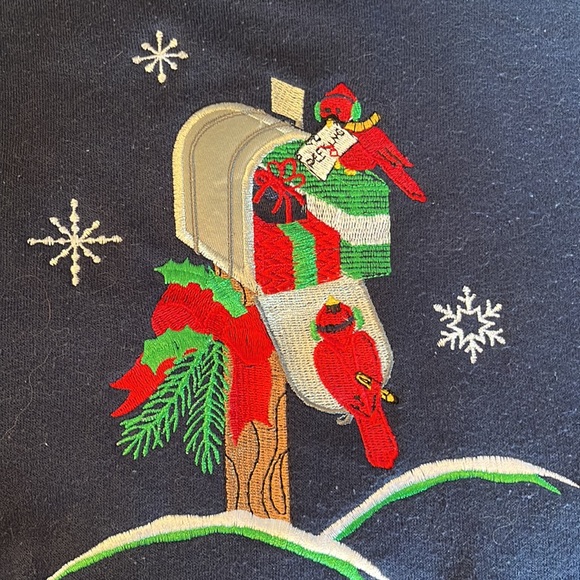 MC Energy Sportswear, womens navy and red design, polyester & cotton, sizeXL $38 - Picture 5 of 6